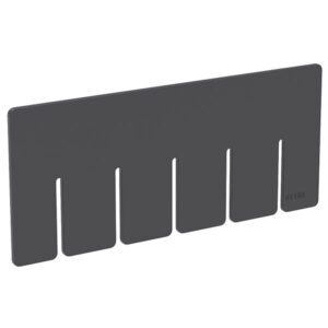 Akro-Mils Akro-Grid Divider, Short (For 33103), Black, 6/Pkg