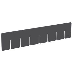 Akro-Mils Akro-Grid Divider, Short (For 33162), Black, 6/Pkg