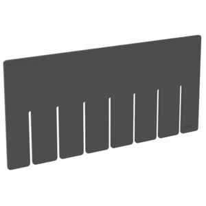 Akro-Mils Akro-Grid Divider, Short (For 33165), Black, 6/Pkg
