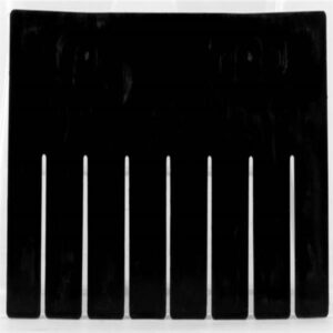 Akro-Mils Akro-Grid Divider, Short (For 33166), Black, 6/Pkg