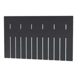 Akro-Mils Akro-Grid Divider, Short (For 33220), Black, 6/Pkg