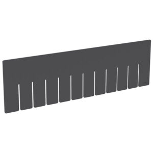 Akro-Mils Akro-Grid Divider, Long (For 33165), Black, 6/Pkg