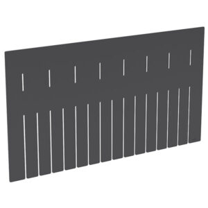 Akro-Mils Akro-Grid Divider, Long (For 33222), Black, 6/Pkg