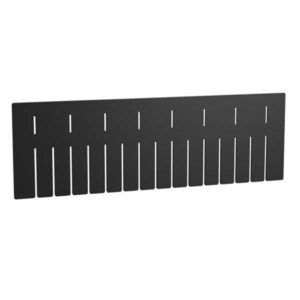 Akro-Mils Akro-Grid Divider, Long (For 33226), Black, 6/Pkg