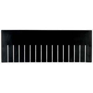 Akro-Mils Akro-Grid Divider, Long (For 33228), Black, 6/Pkg