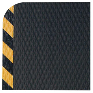 M + A Hog Heaven Anti-Fatigue Mat, 2'' x 3'', Black/Yellow, 1/Each