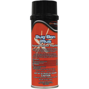 QuestSpecialty Bug Ban Plus Insect Repellent, 6.5 oz Aerosol, 12/Case