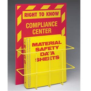 Brady Right to Know Compliance Center w/ MSDS Binder