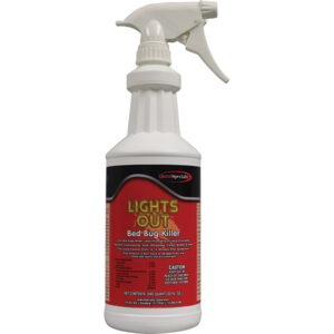 QuestSpecialty Lights Out Bed Bug Killer, 1 qt Trigger Spray, 12/Case
