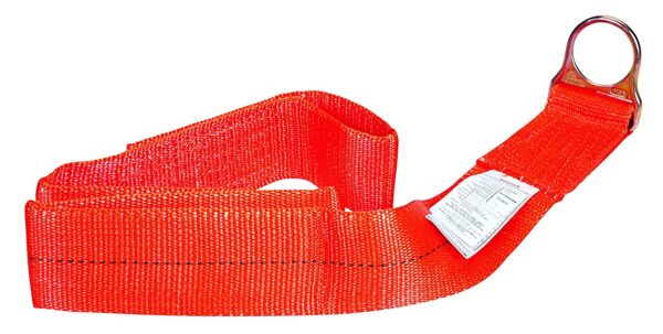MSA 5' Polyester Anchorage Connector Strap With D-Ring And Sewn Loop