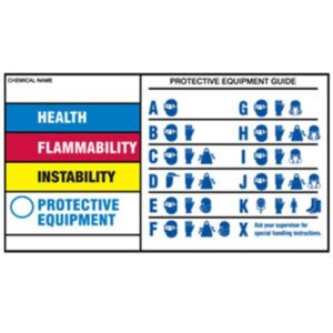 Brady Regulatory Labels, 3" x 5", 25/Pkg
