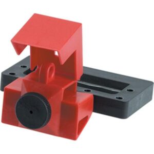 Brady Oversized Clamp-On Breaker Lockout, Red, 6/Pkg