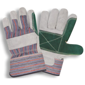 REGULAR SHOULDER LEATHER, JOINT PALM, RUBBERIZED SAFETY CUFF