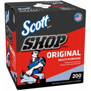 Scott Shop Towels, 9" x 12", Blue, 8 Boxes/220 Each