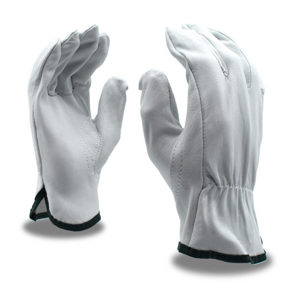 PREMIUM GRAIN GOATSKIN DRIVER, UNLINED, SHIRRED ELASTIC BACK, KEYSTONE THUMB