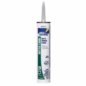 Butyl Rubber Caulk , 10 oz Cartridge, White