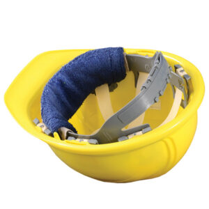 OccuNomix Clip-On Hard Hat Sweatband, Navy, 1/Each