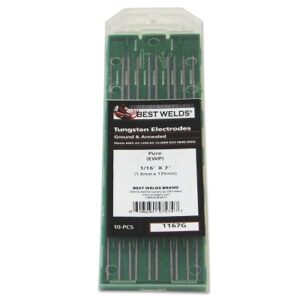 Pure Ground Tungsten Electrode, 7 in, Size 1/16