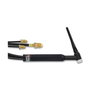 18 TIG Torch Package, Water Cooled, 350 A, Rigid Head, 25 ft Cable, Vinyl