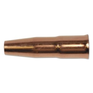 MIG Gun Nozzle, 3/8 in Bore, 1/8 in Recess, Tweco Style 22, Tapered, Short Stop