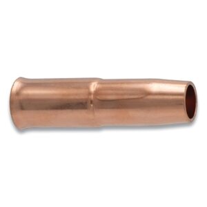 MIG Gun Nozzle, Adjustable, 5/8 in Bore, Tweco Style 24A, Copper