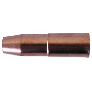 MIG Gun Nozzle, 3/8 in Bore, 1/8 in Recess, Tweco Style 24CT, Coarse Thread