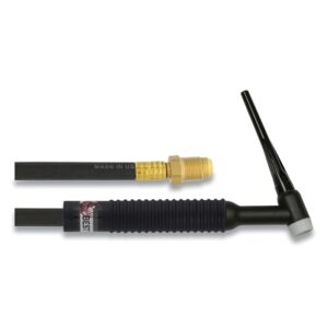 26 TIG Torch Package, Air Cooled, 200 A, Rigid Head, 25 ft Cable, Rubber