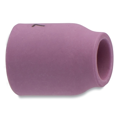 Alumina Nozzle TIG Cup, 7/16 in, Size 7, For Torch 9, 20, 22, 24, 25, Gas Lens, 1 in