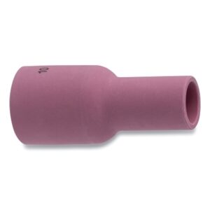 Alumina Nozzle TIG Cup, 5/8 in, Size 10, Large Gas Lens Long, 2-3/4 in