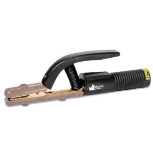 Electrode Holder - High Tong Type, 300 A, Brass, 1/0 Cable, 5 mm Electrode Cap, 10.04 in L