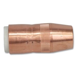 Centerfire Style MIG Gun Nozzle, 5/8 in Bore, Flush, Copper