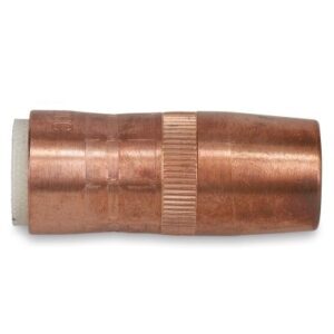 Centerfire Style MIG Gun Nozzle, 5/8 in Bore, Flush, Slim, Copper