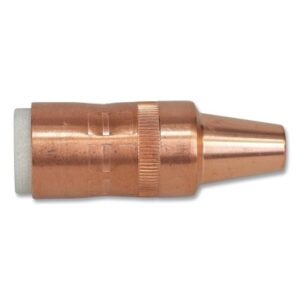 Centerfire Style MIG Gun Nozzle, 3/8 in Bore, Flush, Copper