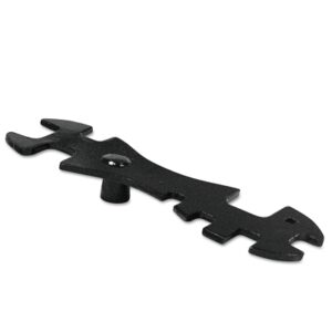 Tank Wrench, Steel, 8-1/2 in Opening, For Regulators/Torches/Acetylene Cylinders, Steel