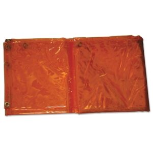 Welding Curtain, 6 ft X 6 ft, PVC, Yellow, 14 mil