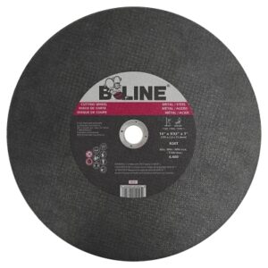 Cutting Wheel, 14 in dia, 3/32 in Thick, 1 in Arbor, 36 Grit, Alum Oxide