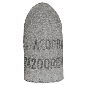 Cones and Plug, 1-1/2 in dia, 3 in thick, 5/8 in to 11 in arbor, 24 grit