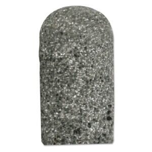 Plug, 1-1/2 in dia, 3 in Thick, 5/8 in-11 Arbor, 24 Grit, Alum Oxide, T18R
