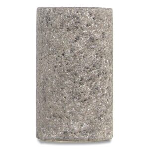 Plug, 2 in dia, 3 in Thick, 5/8 in-11 Arbor, 24 Grit, Alum Oxide, T18
