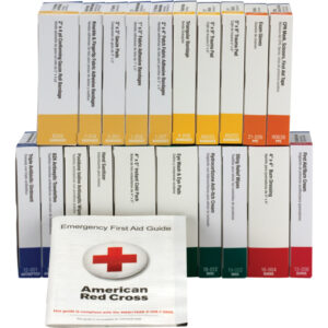 24-Unit ANSI A+ Unitized First Aid Refill (For 90600AC, 90601AC), 6/Case