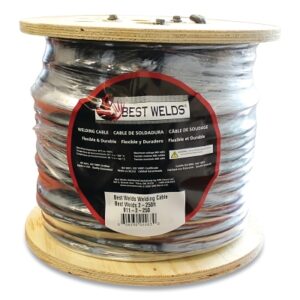 Welding Cable, 4/0 AWG, 500 ft Reel, Black