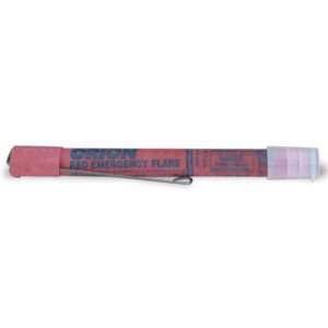 Orion Red Safety Flares, 30-Minute w/ Wire Stand, 36/Case