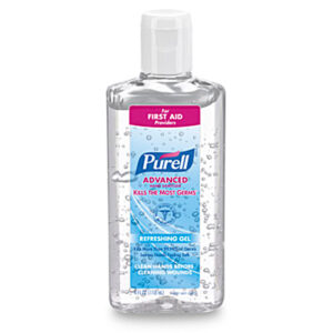 Gojo Purell Advanced Instant Hand Sanitizer, 4 oz Flip-Top Bottle, 24/Case