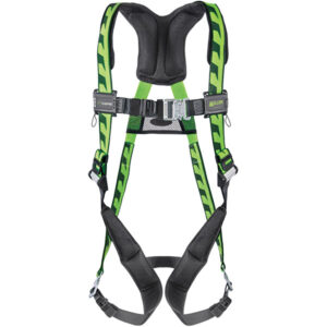 Miller AirCore Harness, Quick-Connect Leg Straps, Green,
