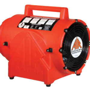 Air Systems 8" 848 cfm 14 hp 12 VDC 19 Amps Polyethylene Contractor Grade Ventilation Fan ( Duct Canister Sold Separately)
