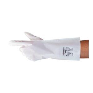 Ansell Size 10 White Barrier Non-Woven Lined 2.5 mil Film Chemical Resistant Gloves