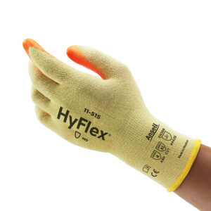 Ansell Size 6 HyFlex 13 Gauge DuPont Kevlar , Spandex And Stainless Steel Cut Resistant Gloves With Foam Nitrile Coated Palm