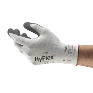 Ansell Size 8 HyFlex 18 Gauge INTERCEPT Technology Cut Resistant Gloves With Polyurethane Coated Palm