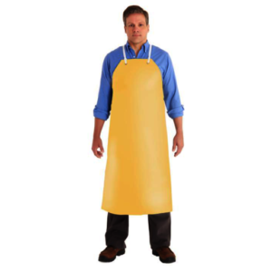 Ansell 35" X 45" Yellow CPP 18 oz Hycar Heavy Weight Chemical Protection Apron