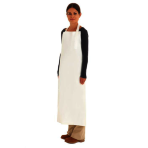 Ansell 35" X 45" White Endurosaf 8 mil Enduro 2000 Chemical Protection Apron